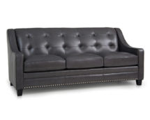 Smith Brother's 203 Style Leather Sofa.