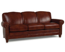 Smith Brother's 397 Style Leather Sofa.