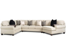 Smith Brother's 5351 Style Fabric Sectional.