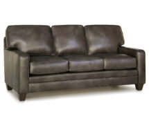 Smith Brother's 5371 Style Leather Sofa.