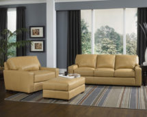 Smith Brother's 8231 Style Leather Sofa.