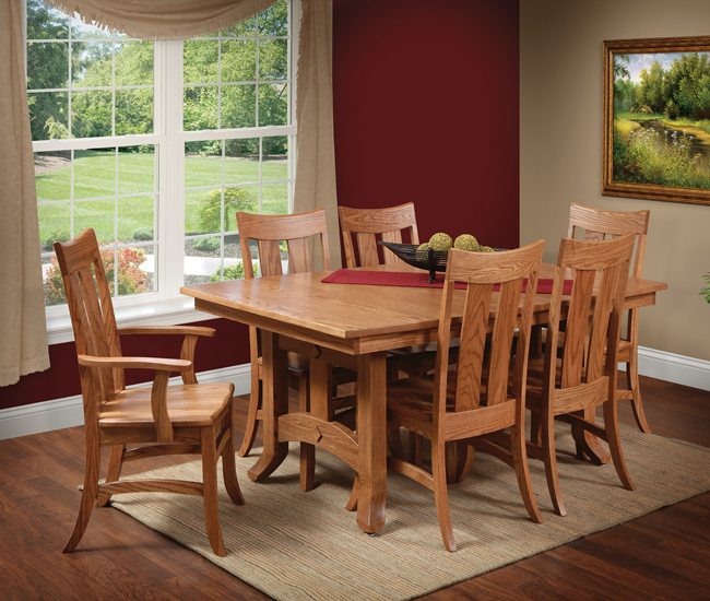 Amish Kitchen Tables Dining Room, Amish Made Dining Room Sets Keelung