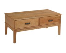 Alpine Coffee Table with two drawers.