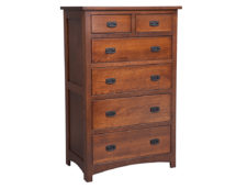 Mission chest of drawers.
