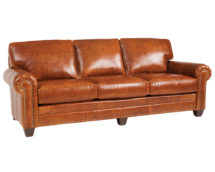 Smith Brother's 235 Style Leather Sofa.