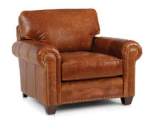 Smith Brother's 235 Style Leather Chair.