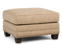 Smith Brother's 393 Style Fabric Ottoman.