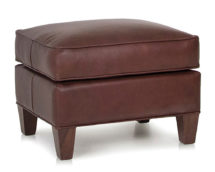 Smith Brother's 933 Style Leather Ottoman.