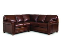 Smith Brothers 366 Leather Sectional