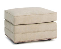 Smith Brother's 500 Style Fabric Ottoman.