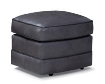 Smith Brother's 506 Style Leather Ottoman.