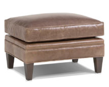 Smith Brother's 527 Style Leather Ottoman.