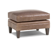 Smith Brothers 527 Leather Ottoman