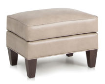 Smith Brother's 951 Style Leather Ottoman.