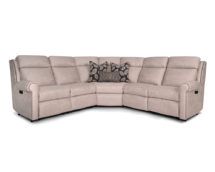 Smith Brother's 422 Style Fabric Modular Motion Sectional.