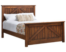 Mountain Lodge Panel Bed.