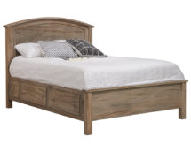 American Maple Side Storage Bed.