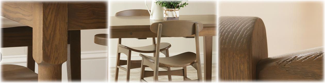 Shaker Series - Plymouth and Shaker dining collection details. 