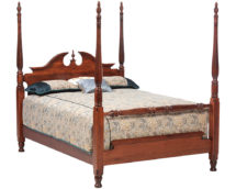 Victoria's Tradition Pilaster Bed.