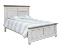 Hickory Grove Beds w/ 2 Panels.