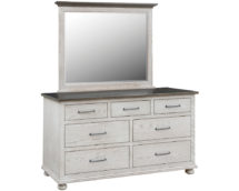 Hickory Grove Dresser with mirror.
