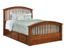 Concord Bed with Side Storage.