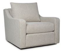 Smith Brother's 9032 Style Fabric Swivel Chair.